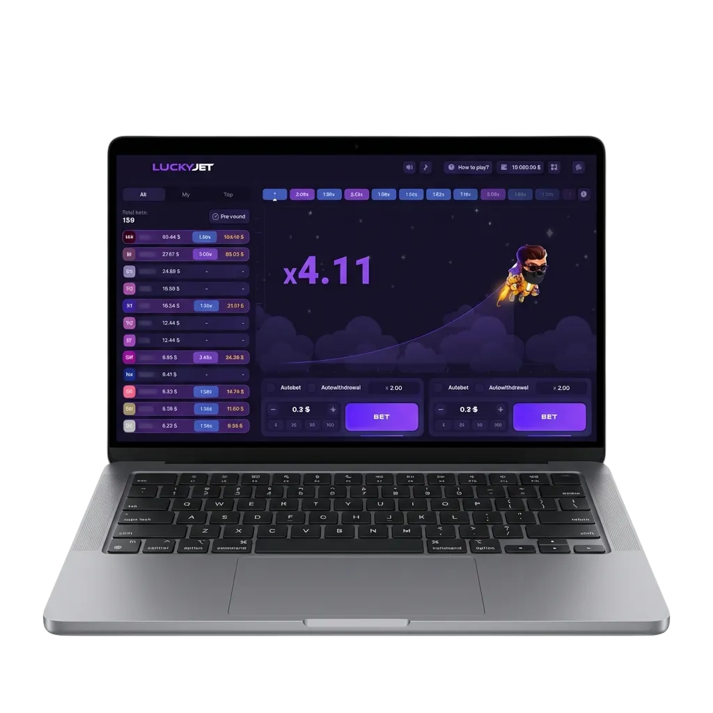 Lucky Jet cohete despegando en 1win, juego de acción rápida popular en México con RTP 97% y retiros instantáneos