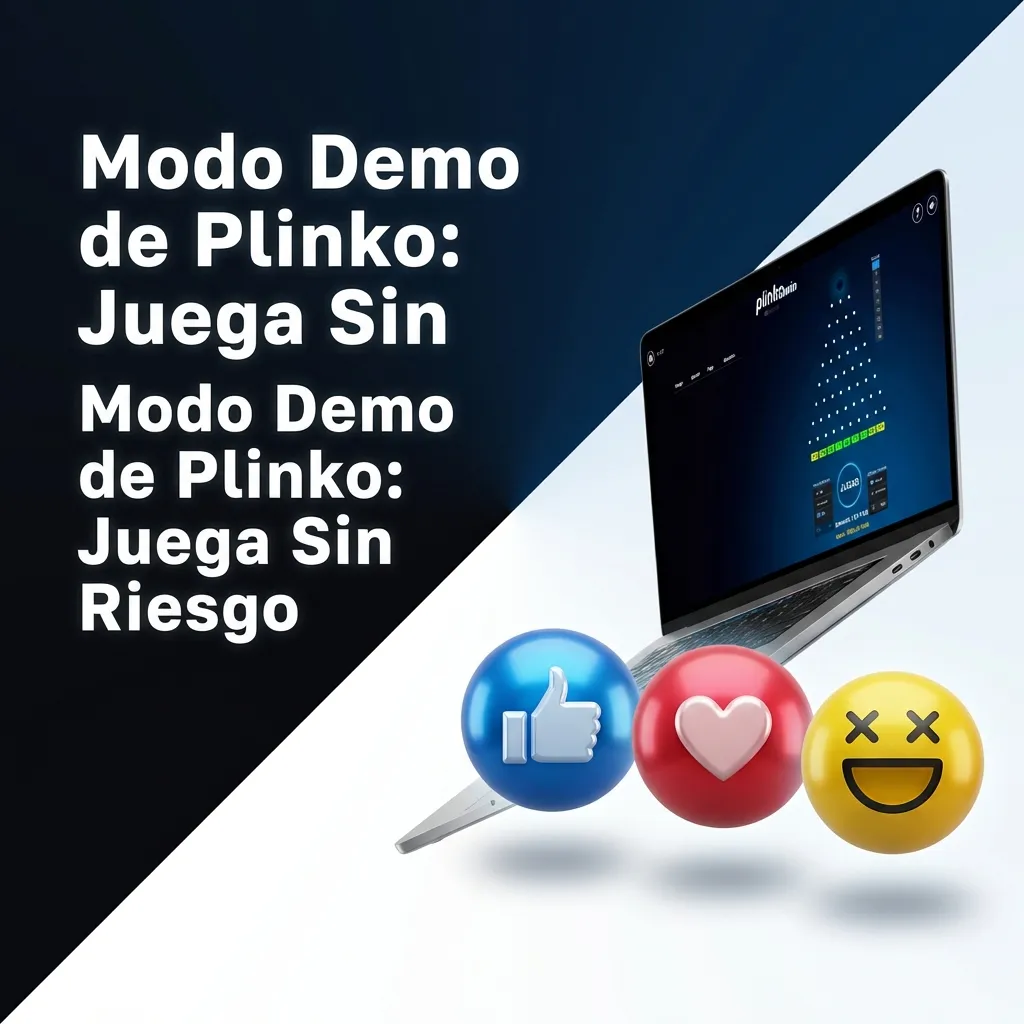 Pantalla del modo demo de Plinko en 1win mostrando saldo virtual de $10,000 MXN para práctica sin riesgo